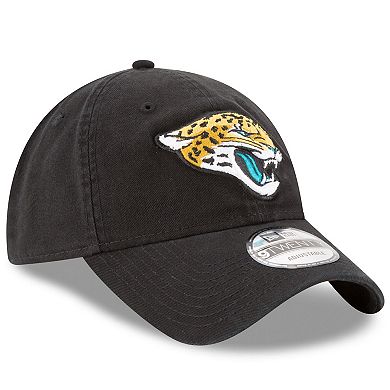 Men's New Era Black Jacksonville Jaguars Core Classic 9TWENTY Adjustable Hat