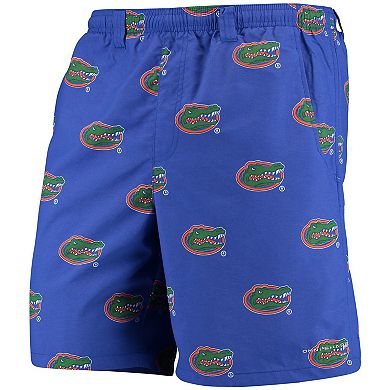 "Men's Columbia PFG Royal Florida Gators Backcast II 8"" Omni-Shade Hybrid Shorts"
