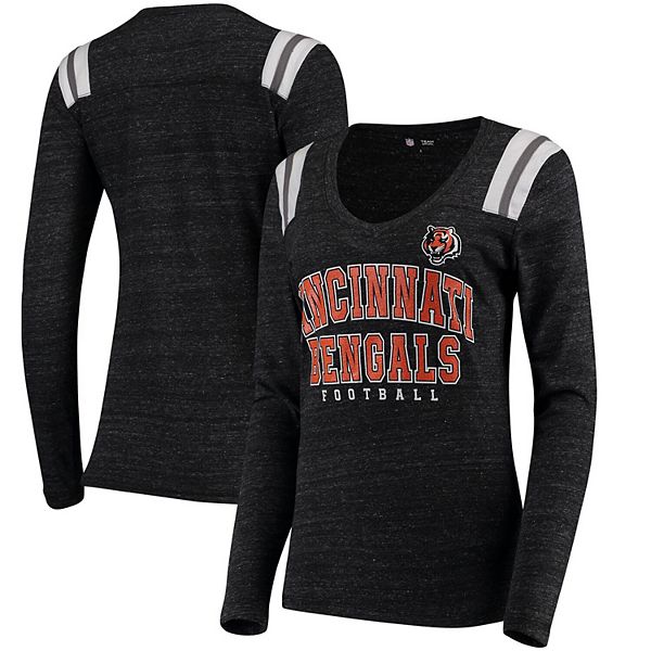 Women's New Era Black Cincinnati Bengals Camo Long Sleeve T-Shirt