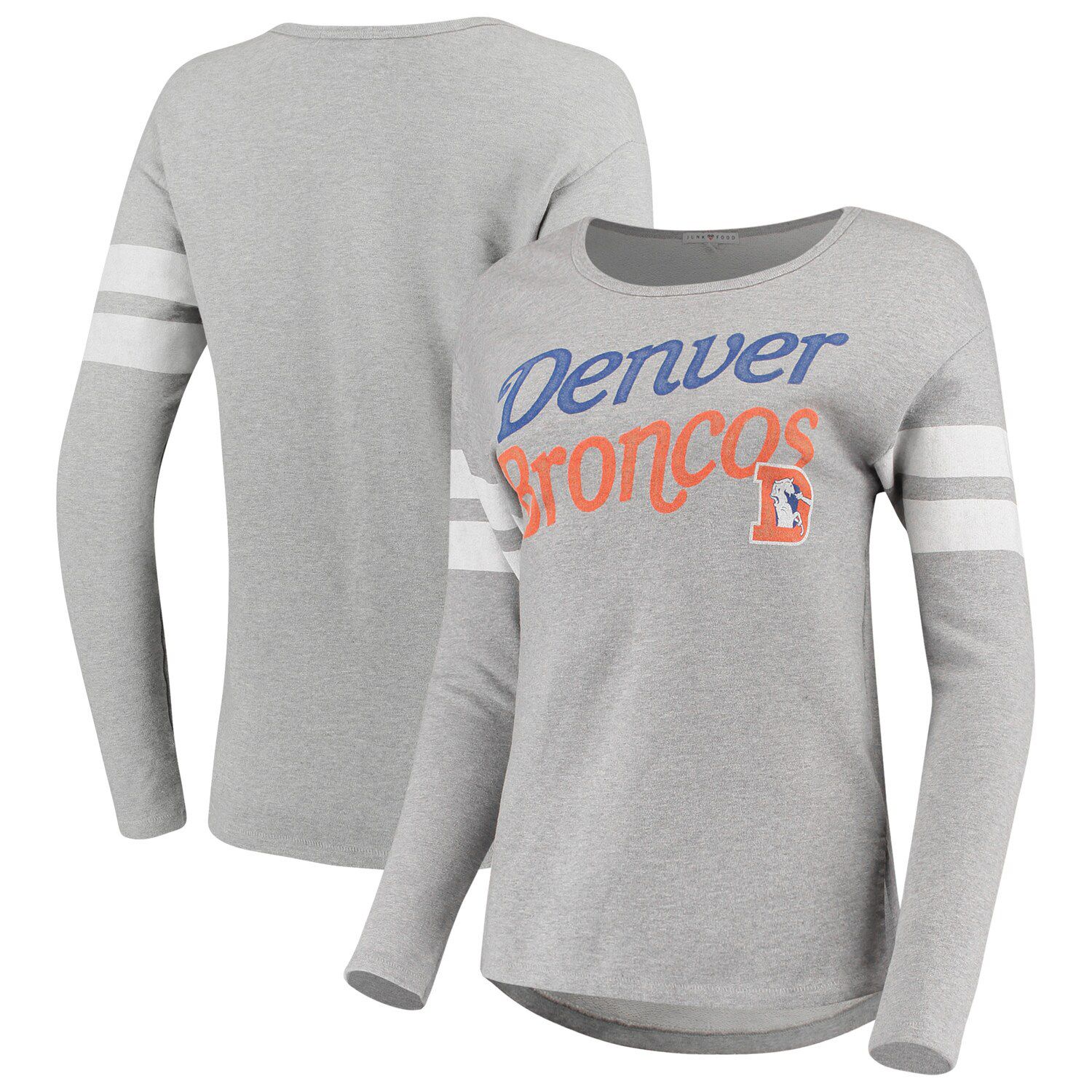 grey denver broncos sweatshirt