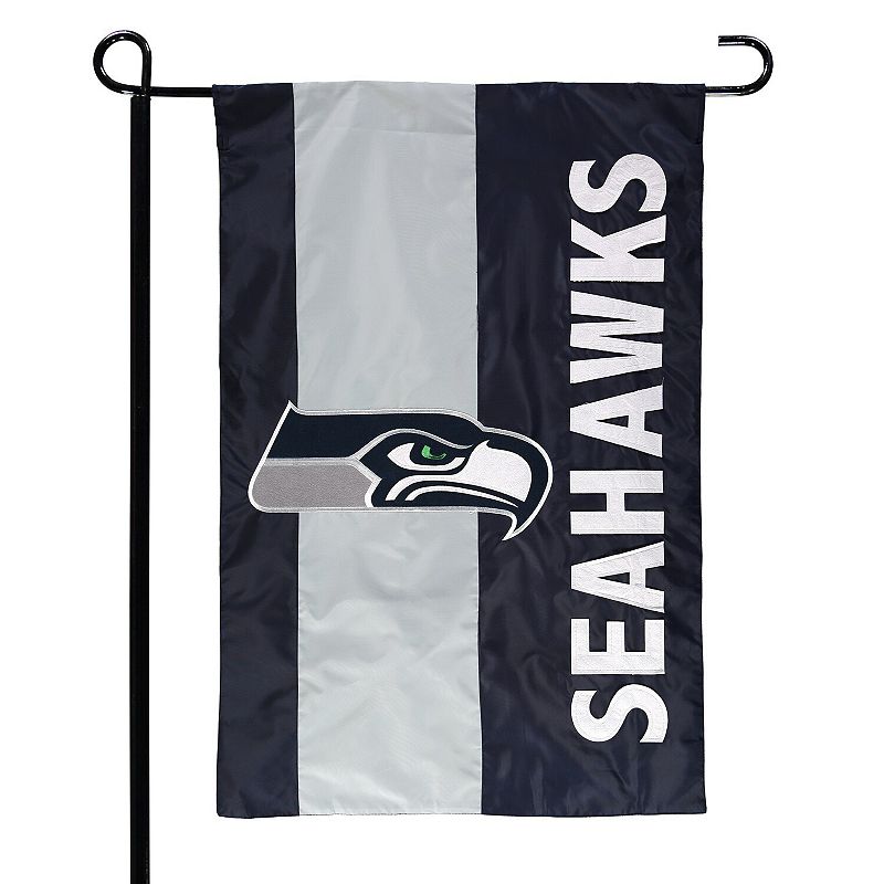 20904587 Seattle Seahawks 12.5 x 18 Embellish Garden Flag,  sku 20904587