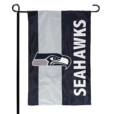 Seattle Seahawks 12.5" x 18" Embellish Garden Flag