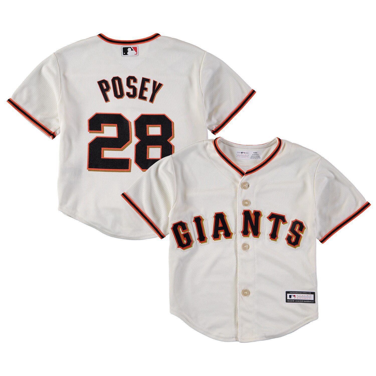 Buster Posey Cream San Francisco Giants 