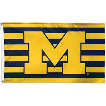 WinCraft Michigan Wolverines Single-Sided 3' x 5' Deluxe Team Colors Flag