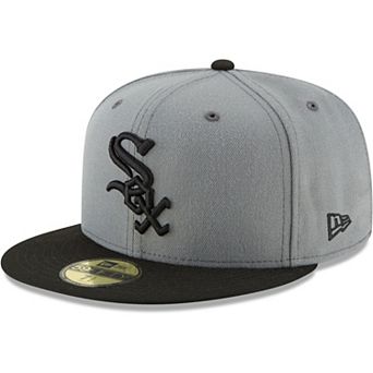 Men's New Era Gray/Black Chicago White Sox Two-Tone 59FIFTY Fitted Hat