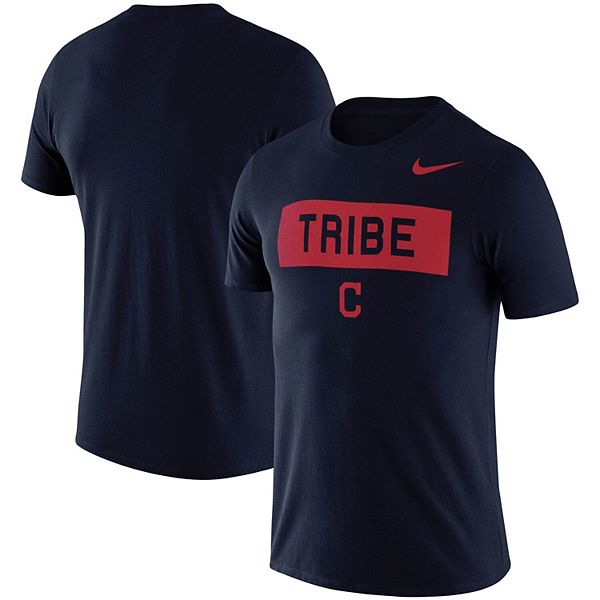 Men's Cleveland Indians Nike Red MLB Tribe Local Phrase T-Shirt