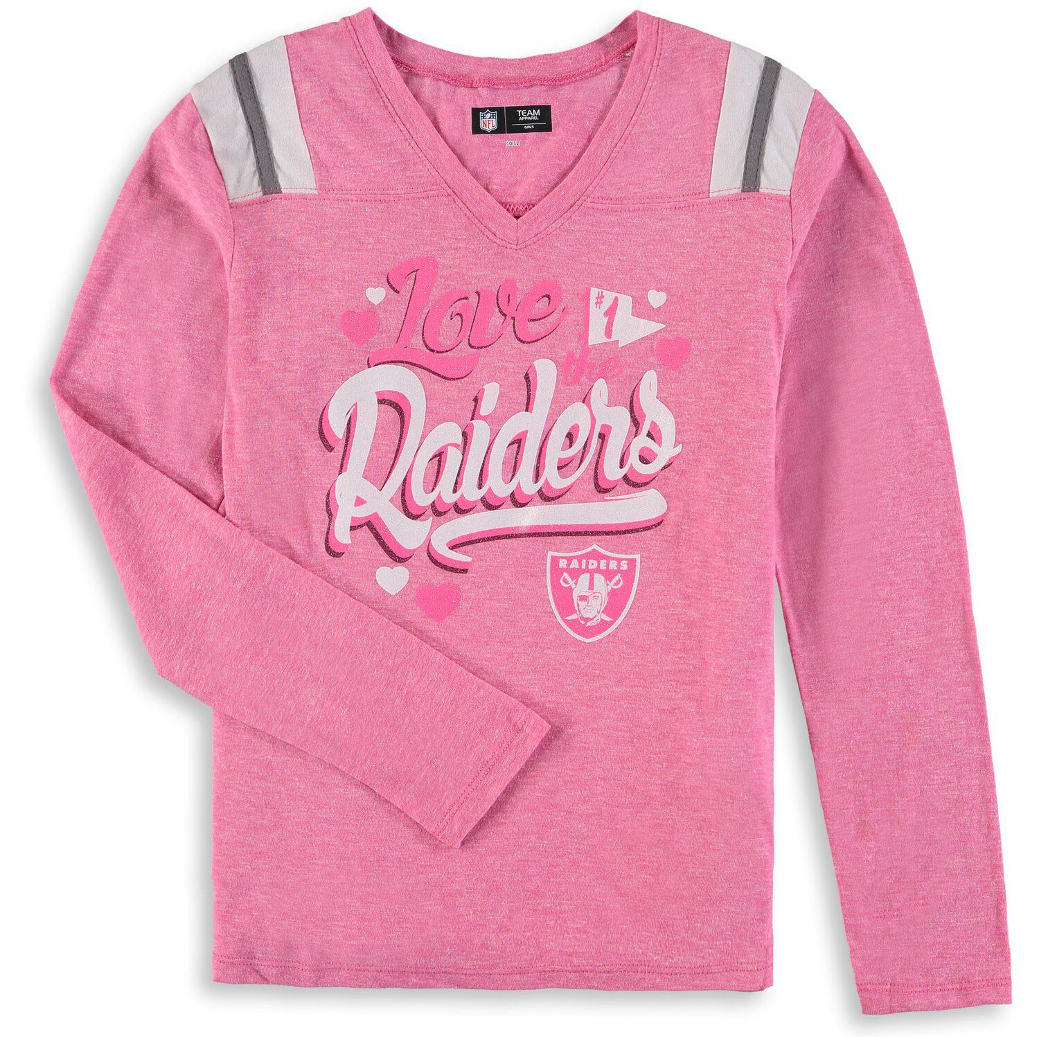 oakland raiders pink sweatshirt