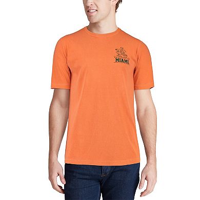 Men's Orange Miami Hurricanes Comfort Colors Campus Icon T-Shirt