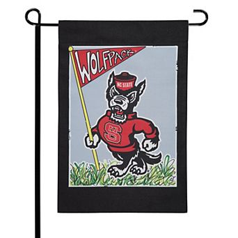 NC State Wolfpack 12" x 18" Mascot Double-Sided Garden Flag