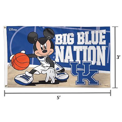 WinCraft Kentucky Wildcats Single-Sided 3' x 5' Deluxe Disney Flag