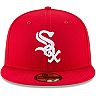 Men's New Era Red Chicago White Sox Fashion Color Basic 59FIFTY Fitted Hat