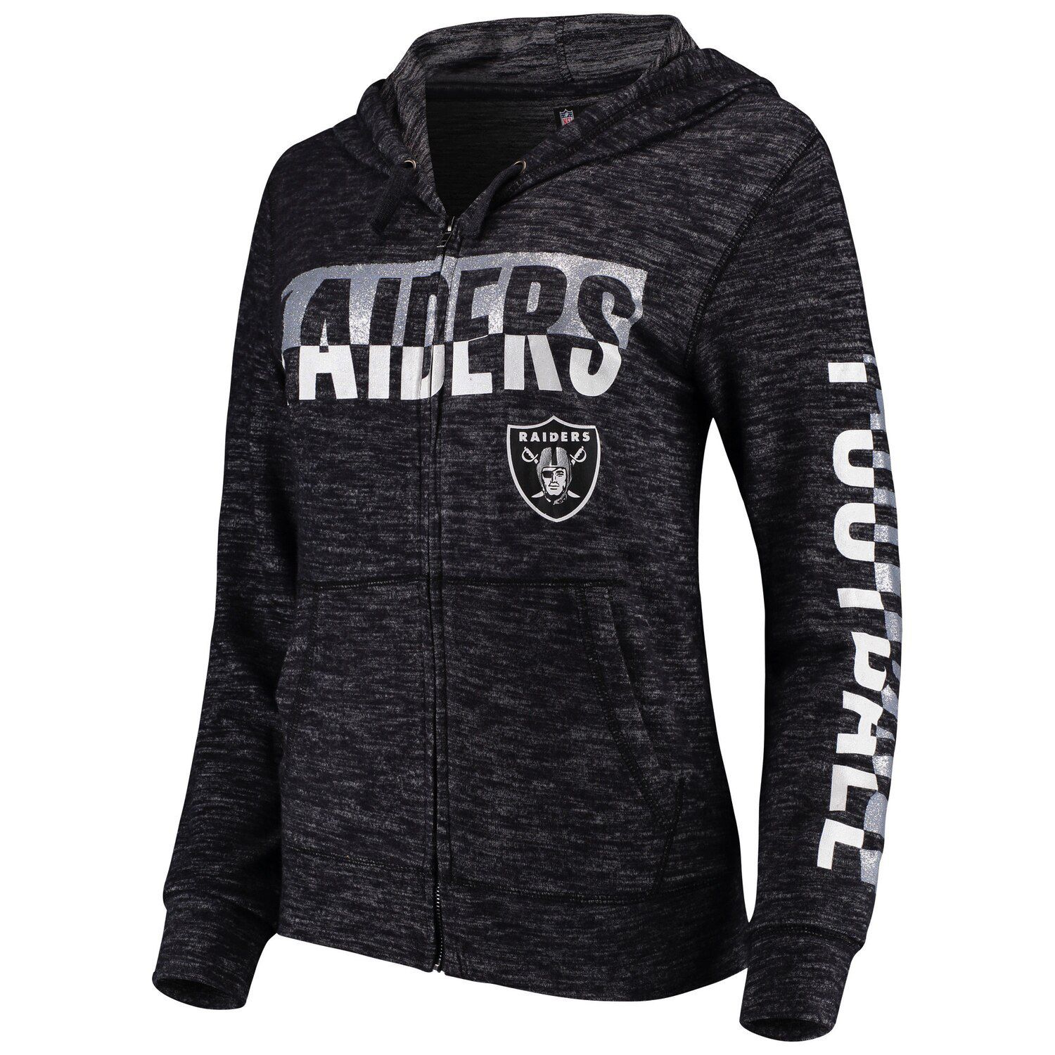 oakland raiders full zip hoodie