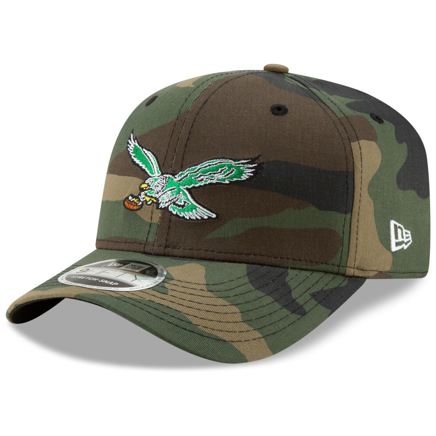 camo eagles hat