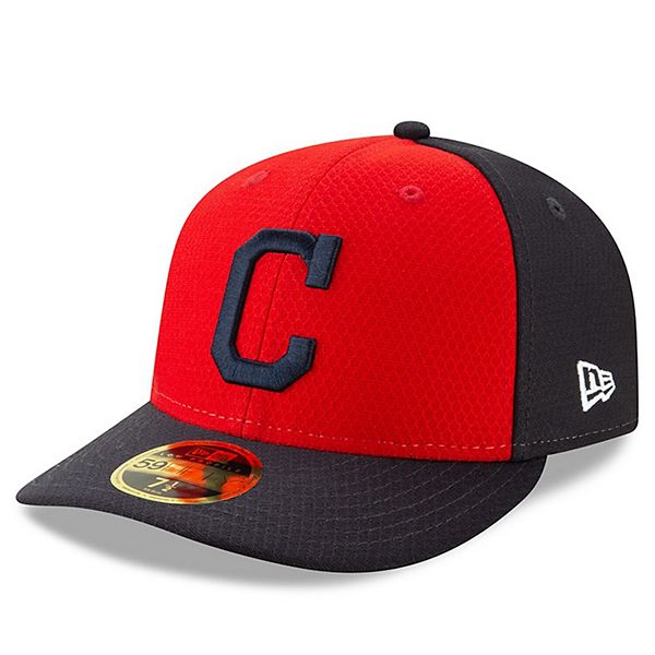 Men's New Era Red/Navy Cleveland Indians 2019 Batting Practice Low ...