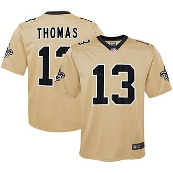 NFL_Jerseys Jersey New Orleans''Saints'' Limited #9 Drew Brees 41 Alvin  Kamara 13 Michael Thomas Smoke Fashion''NFL'' Youth Black Golden Jersey 