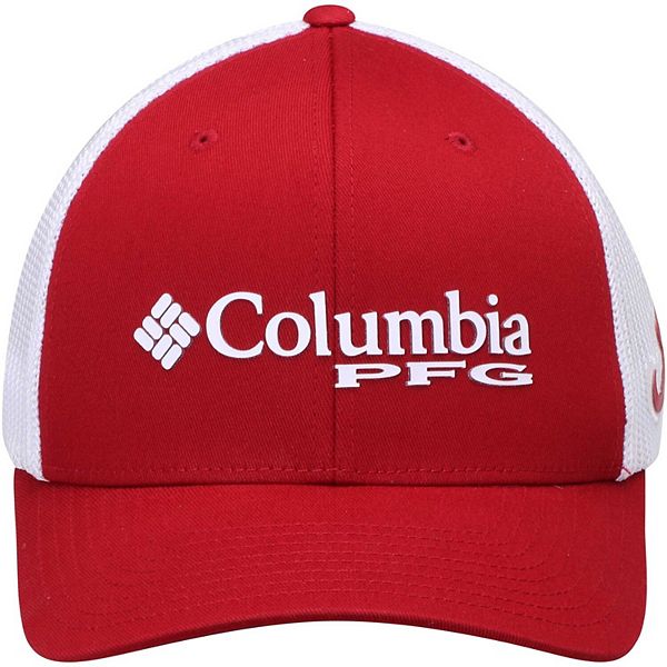 Men's Columbia Crimson Alabama Crimson Tide Collegiate PFG Flex Hat