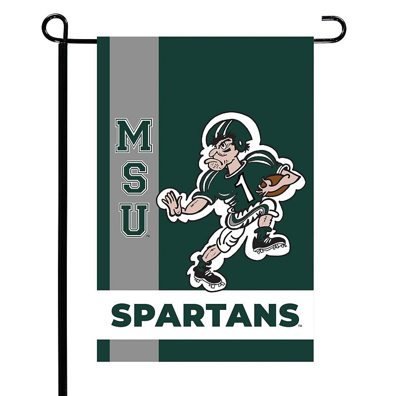 Michigan State Spartans Team Garden Flag, Multicolor