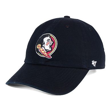 Florida State Seminoles '47 Clean Up Adjustable Hat - Black