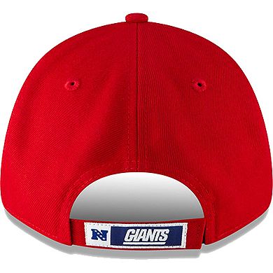Men's New Era Red New York Giants 9FORTY The League Adjustable Hat