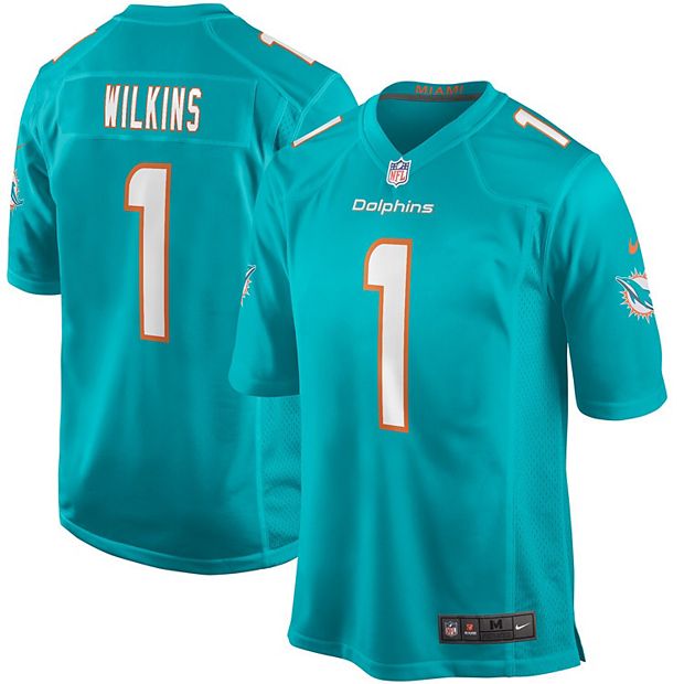 Women's Nike Christian Wilkins Aqua Miami Dolphins Game Jersey