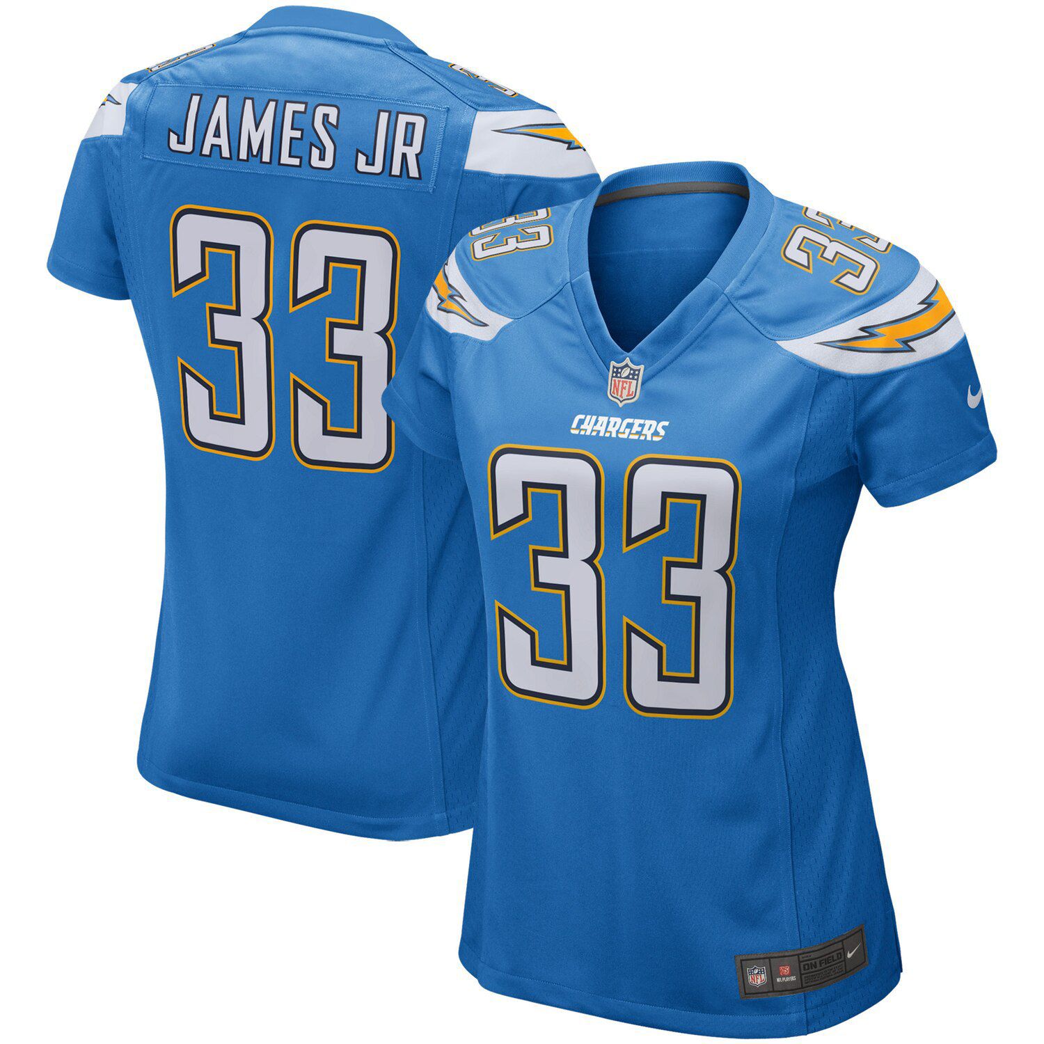 derwin james jersey powder blue