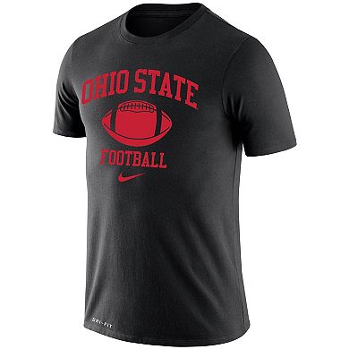 Men's Nike Black Ohio State Buckeyes Retro Football Lockup Legend ...