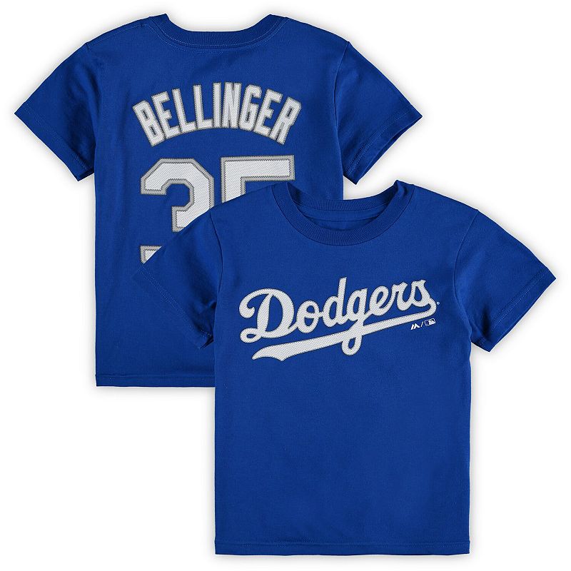 UPC 193774012536 product image for Preschool Majestic Cody Bellinger Royal Los Angeles Dodgers Name & Number T-Shir | upcitemdb.com