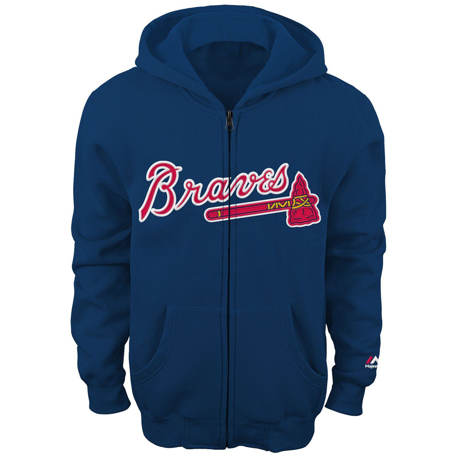 atlanta braves youth hoodie