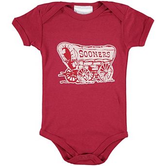 Newborn & Infant Crimson Oklahoma Sooners Big Logo Bodysuit