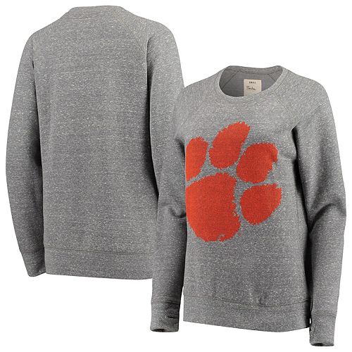 gray clemson crewneck sweatshirt