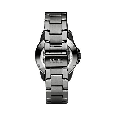 Relic by Fossil Men's Stainless Steel Automatic Skeleton Watch