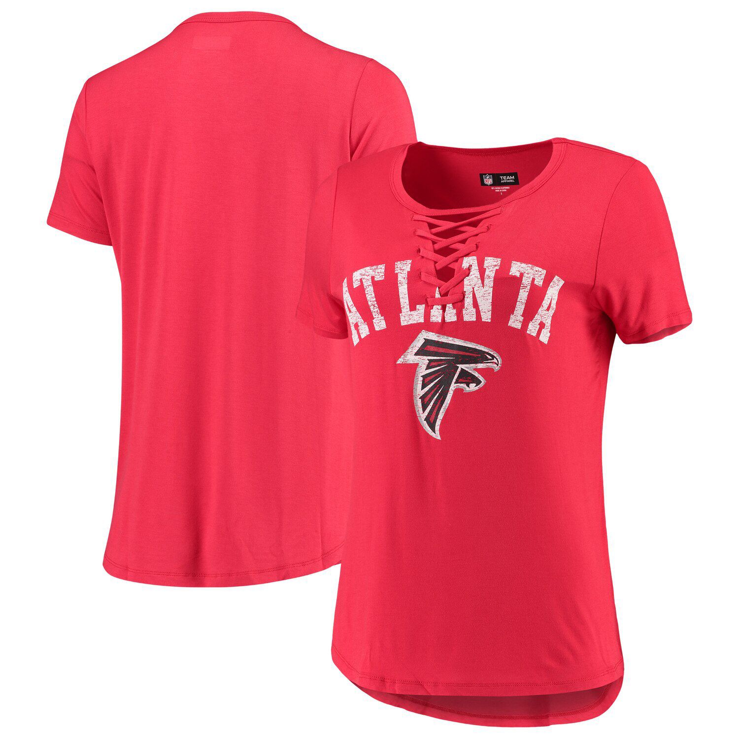 red athletic shirt women's