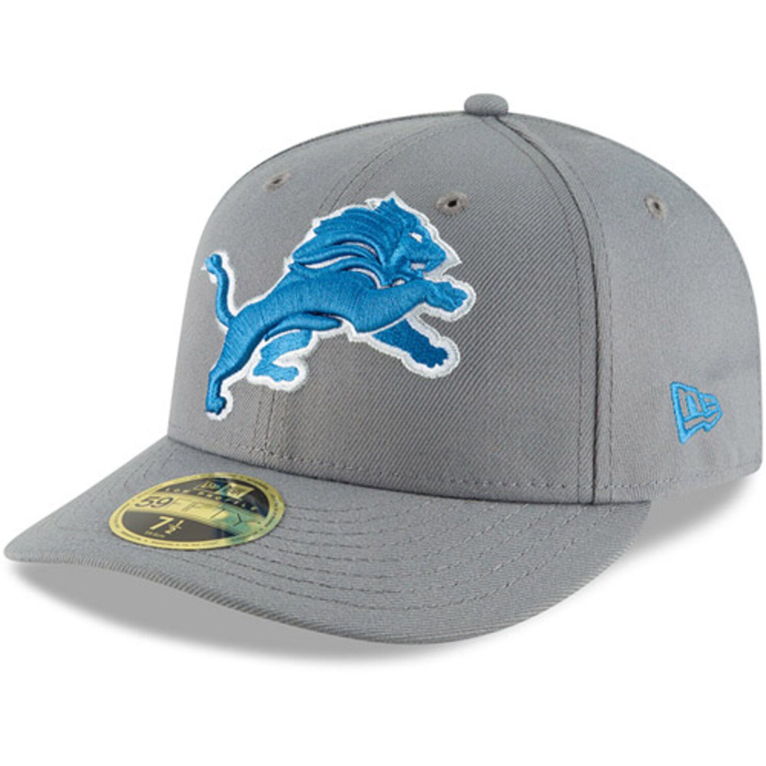 grey detroit lions hat