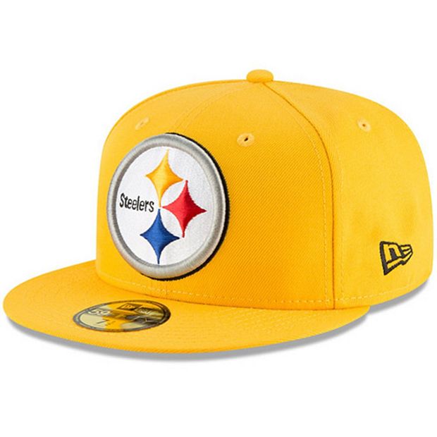 Men's New Era Gold Pittsburgh Steelers Omaha 59FIFTY Hat