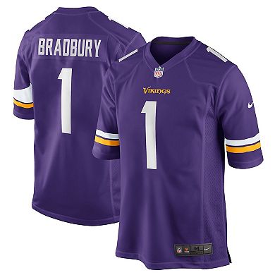 Men's Nike Garret Bradbury Purple Minnesota Vikings Game Player Jersey