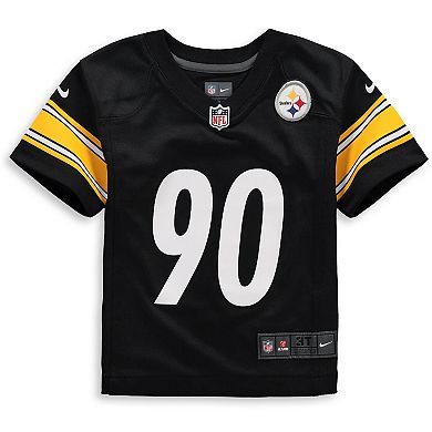 Toddler Nike T.J. Watt Black Pittsburgh Steelers Game Jersey
