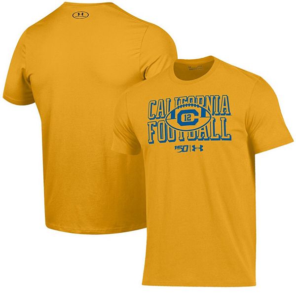 Men's Under Armour Blue Cal Bears College Football 150th Anniversary  Performance Cotton T-Shirt