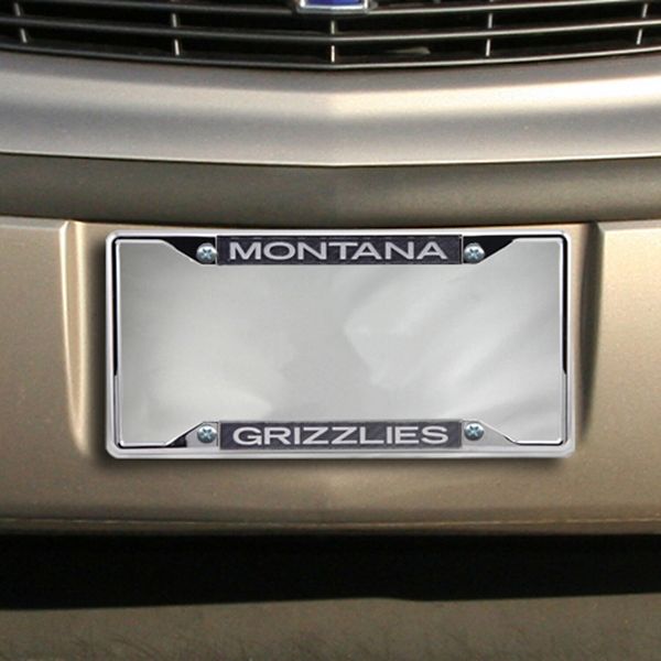 Montana Grizzlies Carbon Fiber Team License Plate Frame