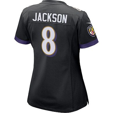 Women's Nike Lamar Jackson Black Baltimore Ravens Game Jersey