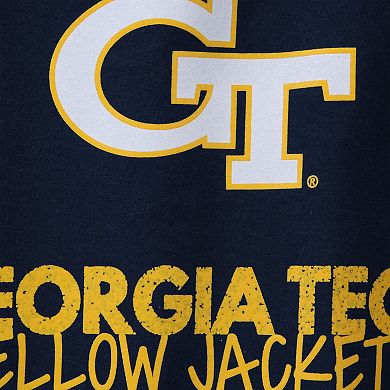Youth Navy Georgia Tech Yellow Jackets Crew Neck T-Shirt