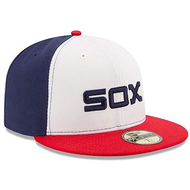 Men's New Era White/Red Chicago White Sox Authentic Collection On-Field 59FIFTY Fitted Hat