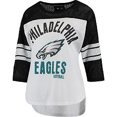 Women's Fanatics Branded Black Philadelphia Eagles Team Authentic Personalized Name & Number V-Neck T-Shirt Size: Large