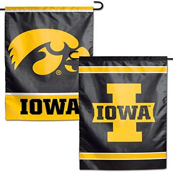WinCraft Iowa Hawkeyes 12" x 18" Double-Sided Garden Flag