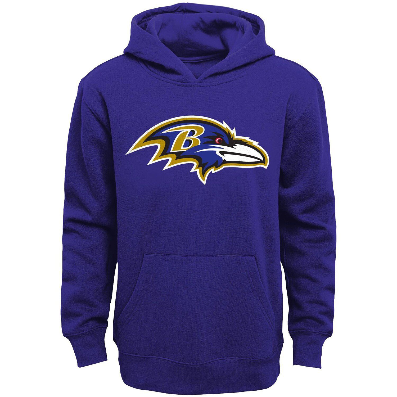 Men's Starter Purple/Black Baltimore Ravens Extreme Full-Zip Hoodie