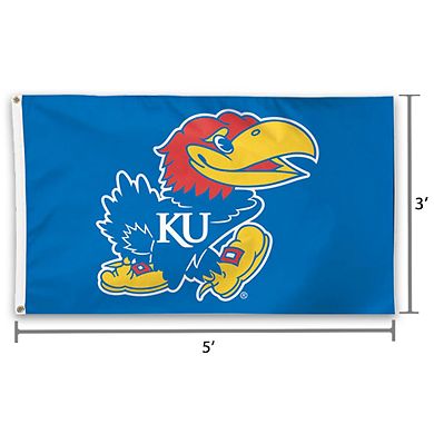 WinCraft Kansas Jayhawks Deluxe 3' x 5' Flag