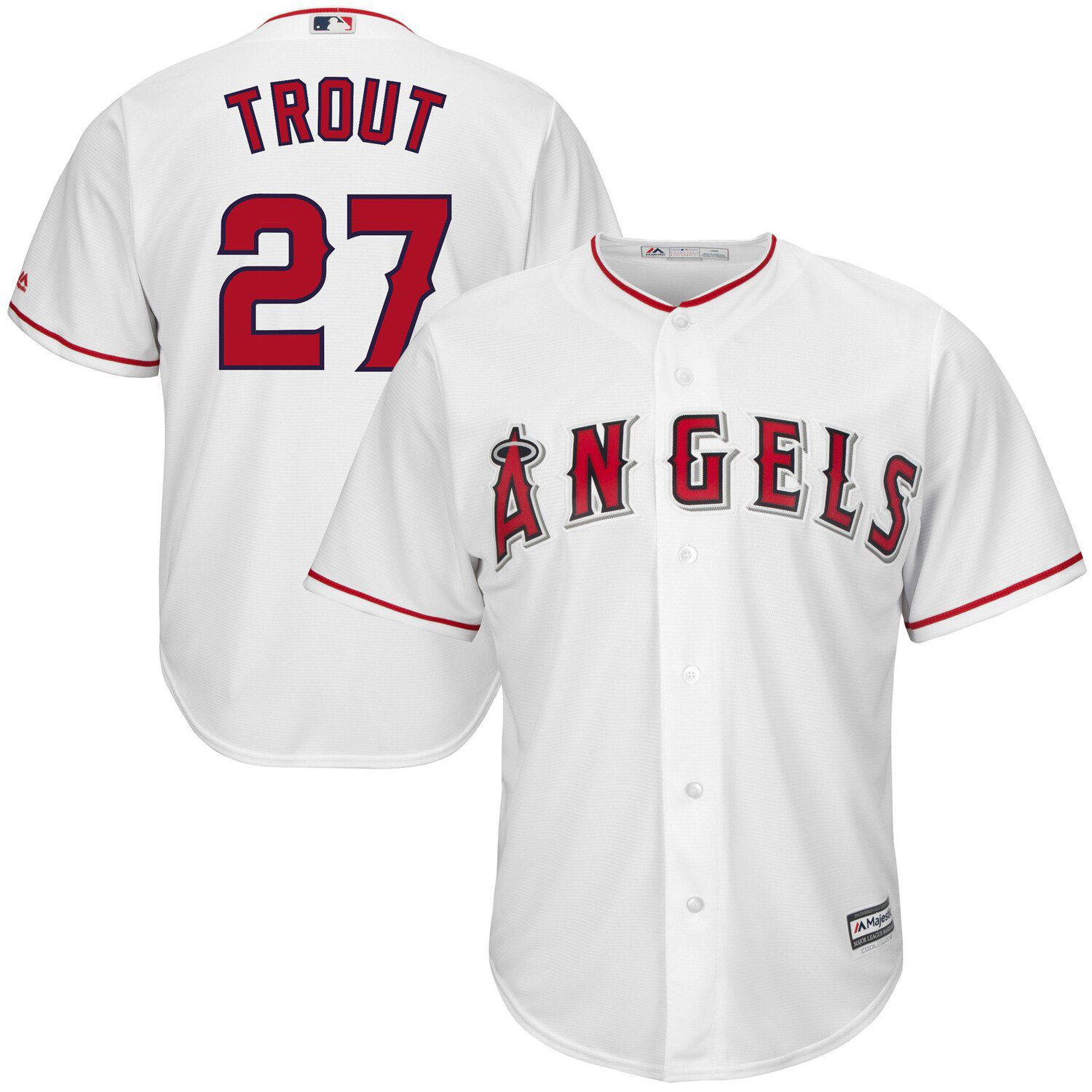 majestic mike trout jersey