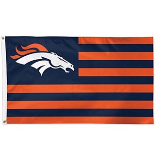 WinCraft Denver Broncos 3' x 5' Americana Stars & Stripes Deluxe Flag