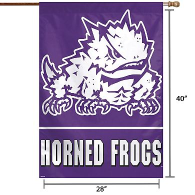 WinCraft TCU Horned Frogs 28" x 40" Big Logo House Flag