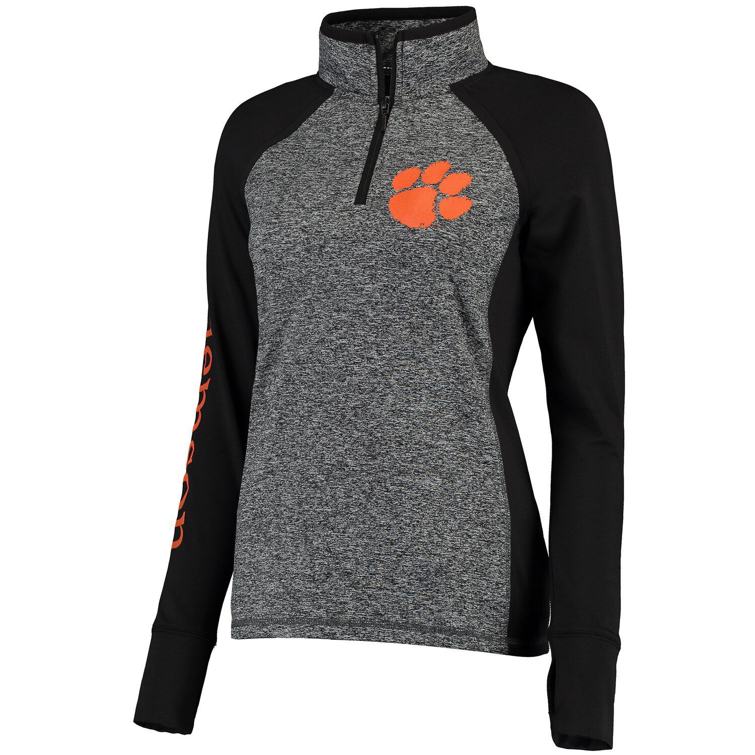 clemson quarter zip pullover