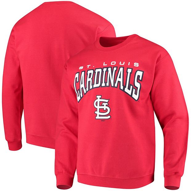 Men's St. Louis Cardinals Stitches Red Pullover Sweatshirt
